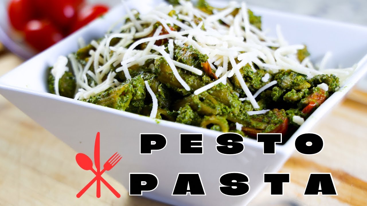 EASY Basil Pesto Pasta Recipe How To Make FRESH PESTO YouTube Maxresdefault