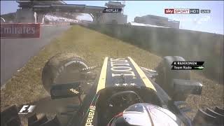 F1 2013 Korea Fp1 Raikkonen Crashes