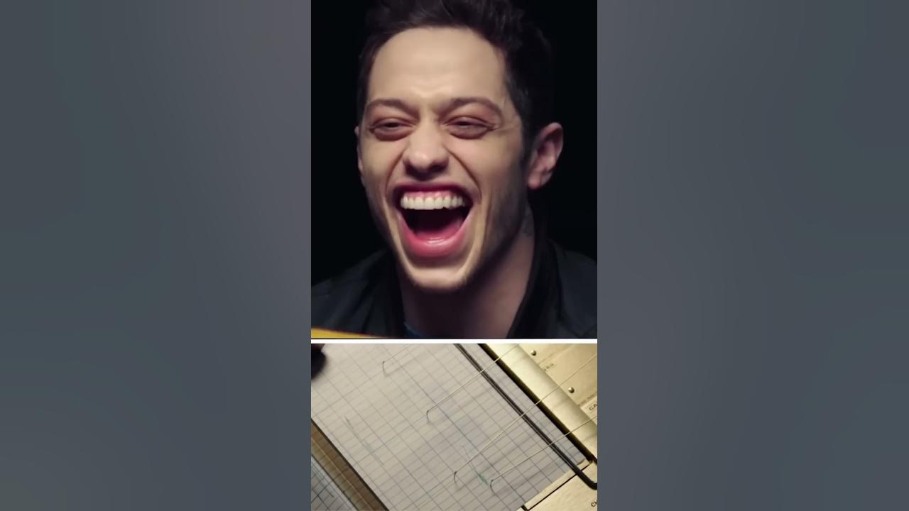 Things got real tense between pete davidson mgk at the end there 