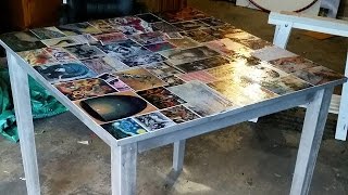 D.i.y Decoupage Dining Table