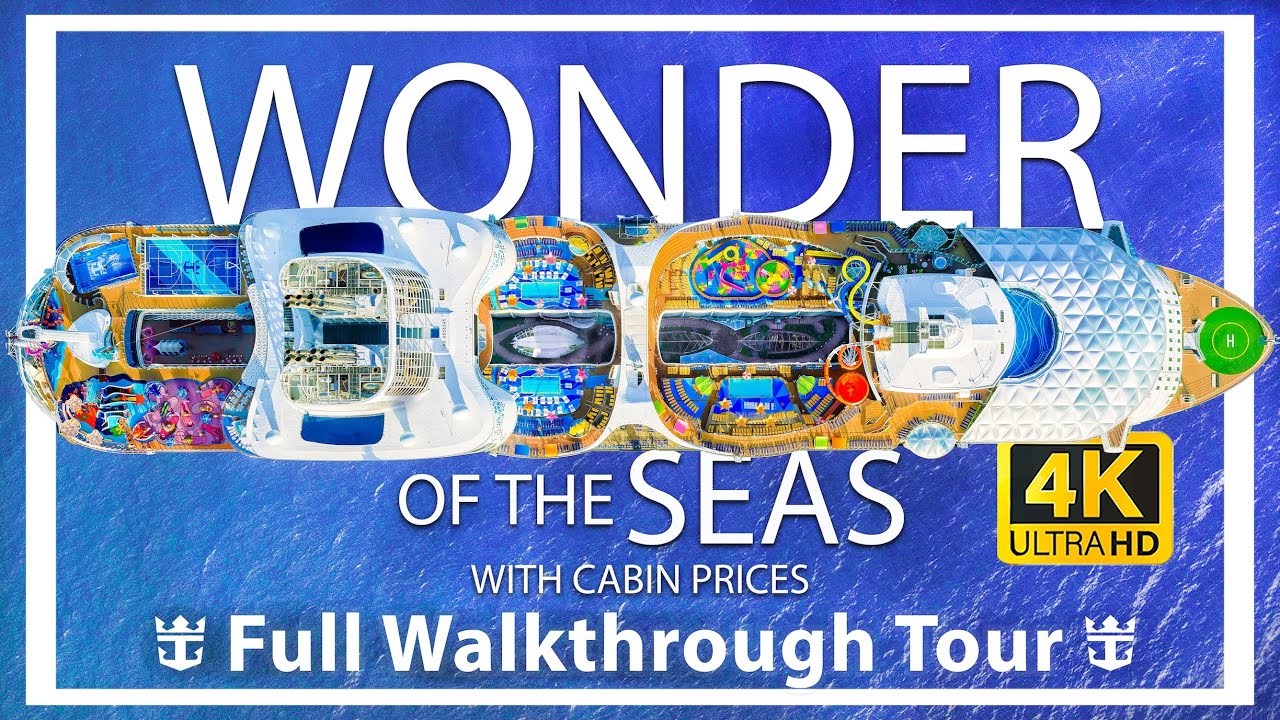 Wonder of the Seas | Full Walkthrough Ship Tour & Review | All Public Areas | How much is it?