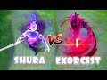 Hayabusa exorcist vs shura skin comparison