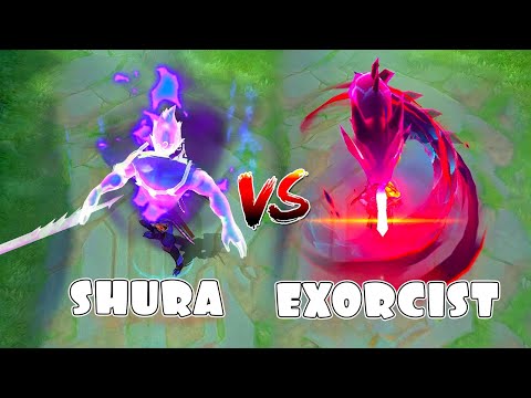 Hayabusa Exorcist VS Shura Skin Comparison @a2zei