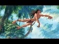 Tarzan Swinging From A Vine