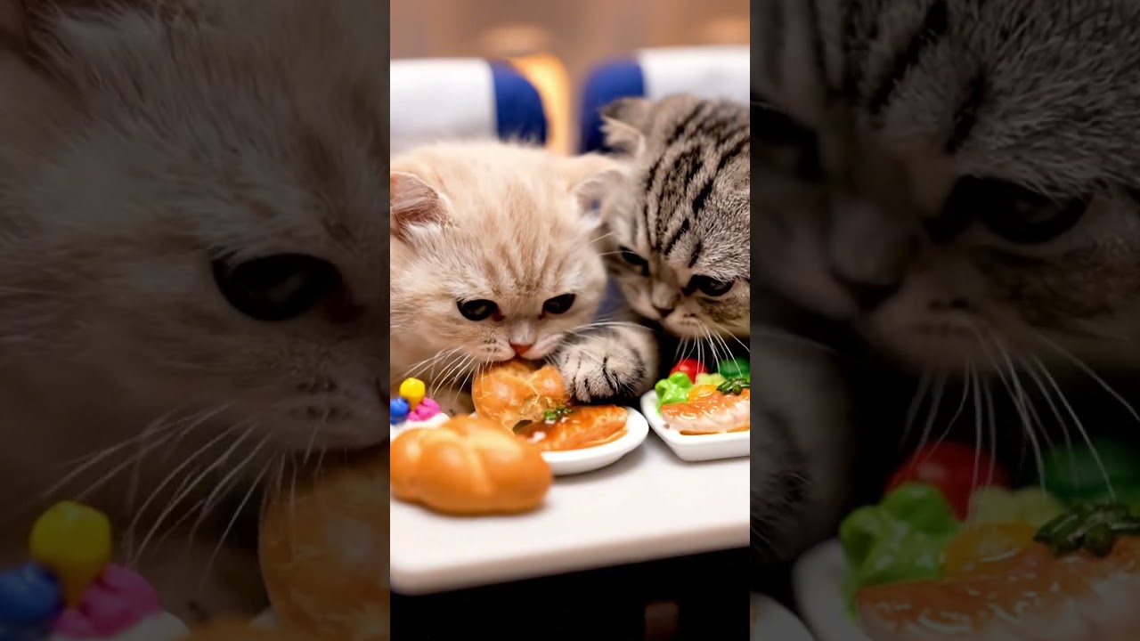 ミニチュア猫🐈海外旅行へ行く✈️🐾Miniature cat 🐈 Going on a trip abroad #cat #aicat #ai猫