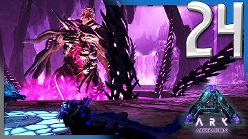 ABERRATION: FAIL BOSS FIGHT! GOODBYE SKITTLES =( | ARK: Pooping Evolved Vanillaish E24