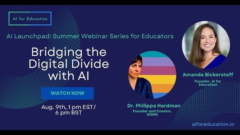 Bridging the Digital Divide with AI