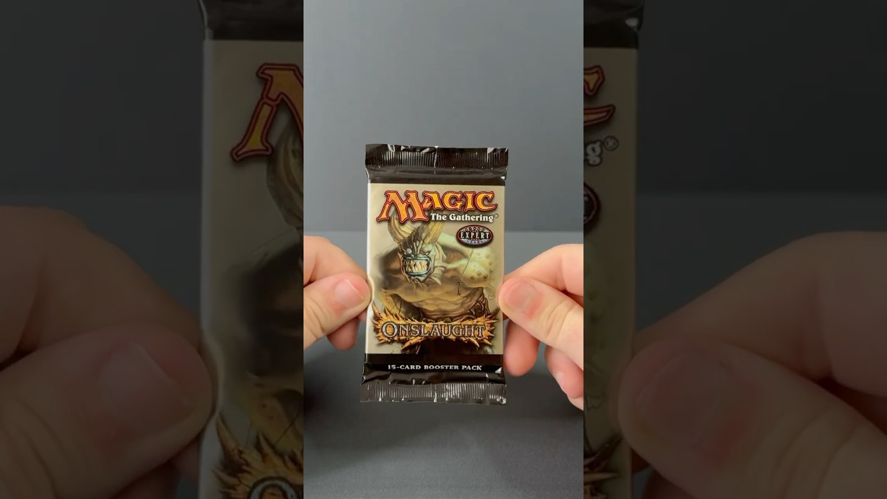 Opening an Onslaught Booster Pack from 2002 #mtg #magicthegathering  #mtgcommander - YouTube