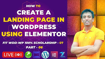 How To Create A Landing Page In WordPress with Elementor | Build a Landing Page with Elementor  [06]