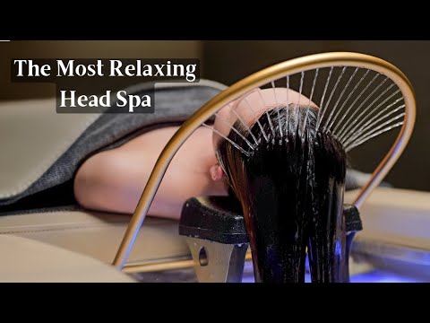 (ASMR) You Must Try This Head Soaking Spa & Scalp Massage for Complete Relaxation and Deep Sleep