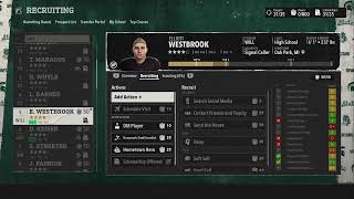 25+ Michigan st Dynasty yr2 Week 2 vs Kentucky