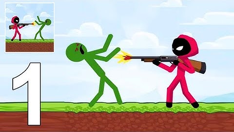 Stickman vs Zombies - Gameplay Walkthrough Part 1 (Android)