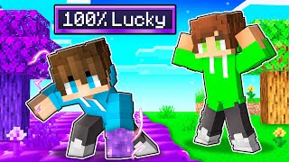 Cloudy Got 100% Lucky In Minecraft