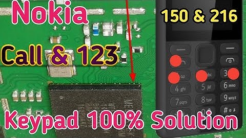 Nokia 150 & 216 keypad 123 & call key not working || Rm 1190 & Rm1187 keypad problem solution