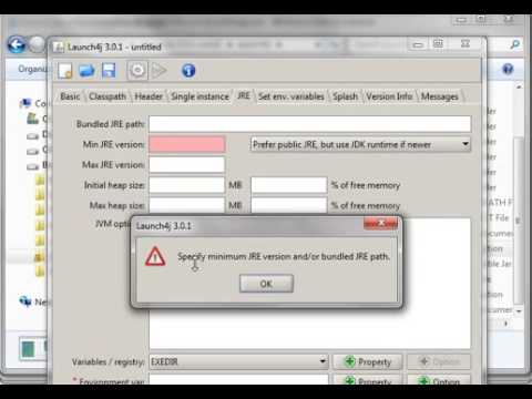 Java file Convert JAR to EXE