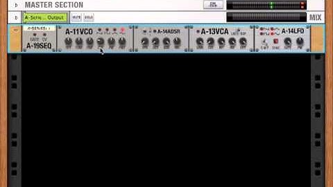 A-11VCO module from the A-Series Modular Synth Rack Extension for Reason
