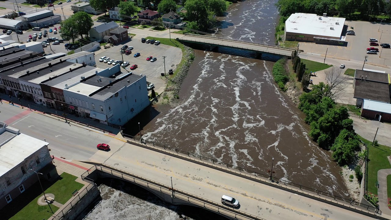 Wapsipinicon River Independence, Iowa in 4K Mavic 2 Pro Drone YouTube