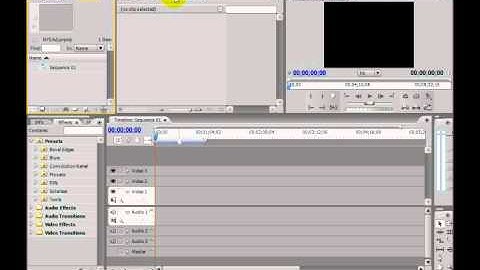 Workspace Overview of Adobe Premiere Pro CS3