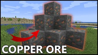 Where To Find Copper Ore In Minecraft Youtube