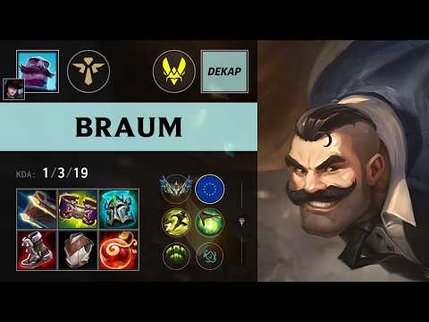 (VITB Dekap) Braum Support vs Nautilus - EUW Challenger Patch 26.13