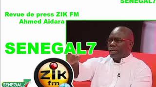 Revue de presse (Wolof) Zik Fm du Lundi 20 Avril 2020 avec Ahmed Aidara