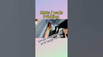 How to print on floor carpet mat , or pads