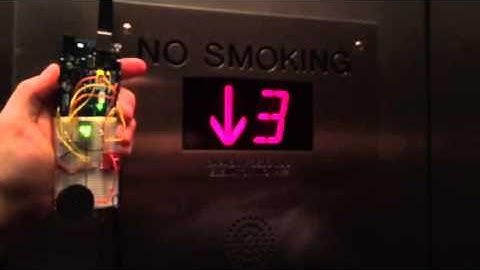 Arduino Elevator floor reader