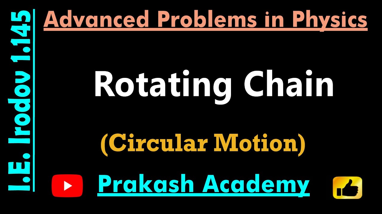 Tension in Chain on a Rotating Cone: Example - YouTube