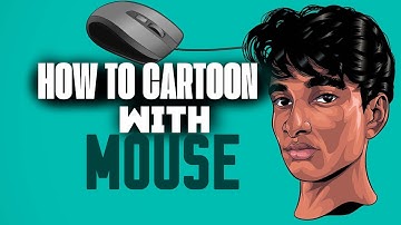 HOW TO  CARTOON YOURSELF WITH MOUSE  LIVE TUTORIAL (ADOBE ILLUSTRATOR)
