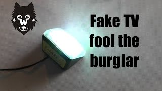 Fake TV, fool the burglar