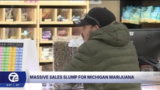 Michigan marijuana sales drop steeply in January amid new tax and harsh winter