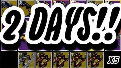 I GOT VEX MYTHOCLAST 5 TIMES IN 2 DAYS!!!