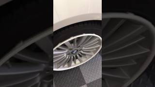 First attempt: Rim ringz installed and not seating very well.
