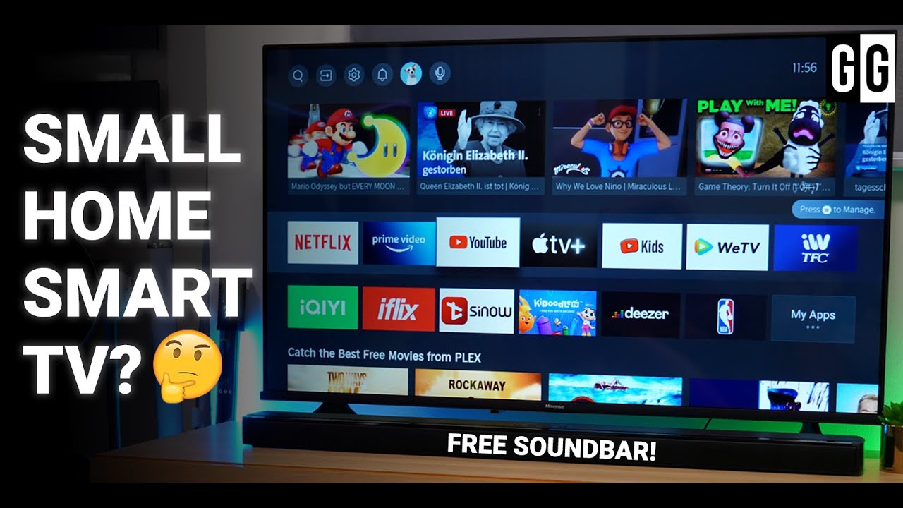 The best features of the Hisense 43A4GS 1080p Smart TV! - For small