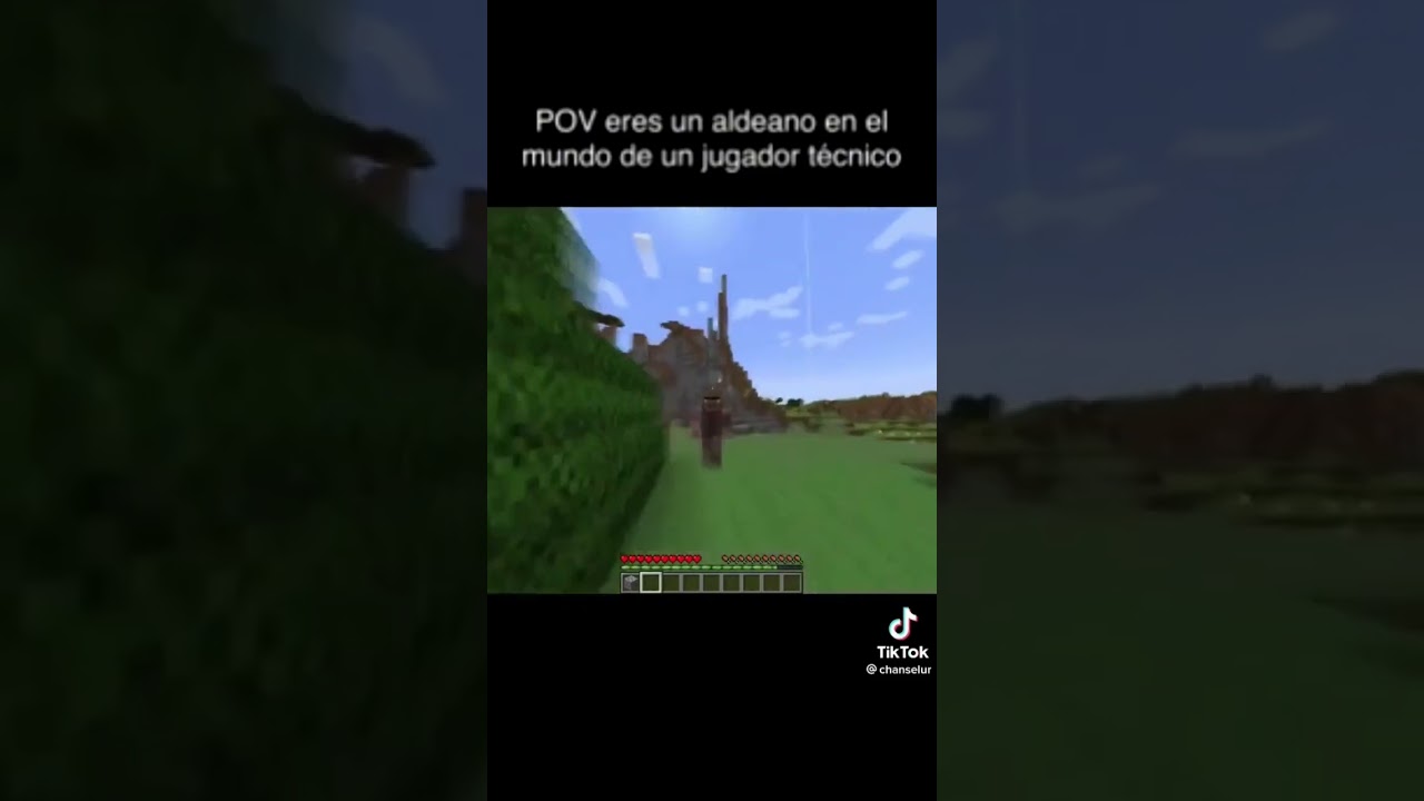 POV eres un aldeano en un mundo Técnico 