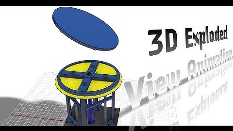 Assembly Exploded View 3D Animation in Inventor | Exploded View Presentation
