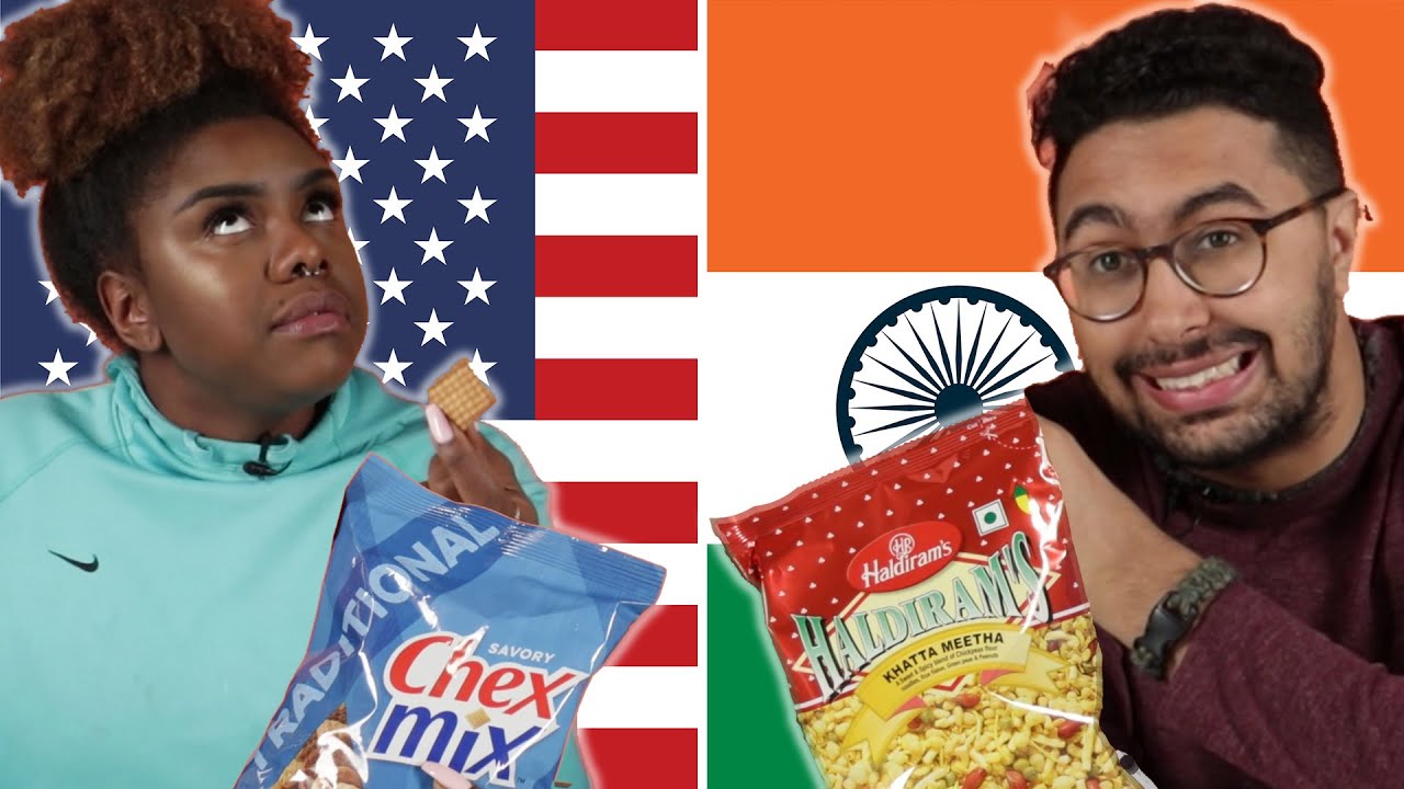 ⁣Americans & Indians Swap Snacks