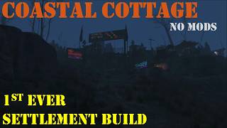 Fallout 4 Coastal Cottage Junkyard No Mods Settlement Build Tour | No Commentary
