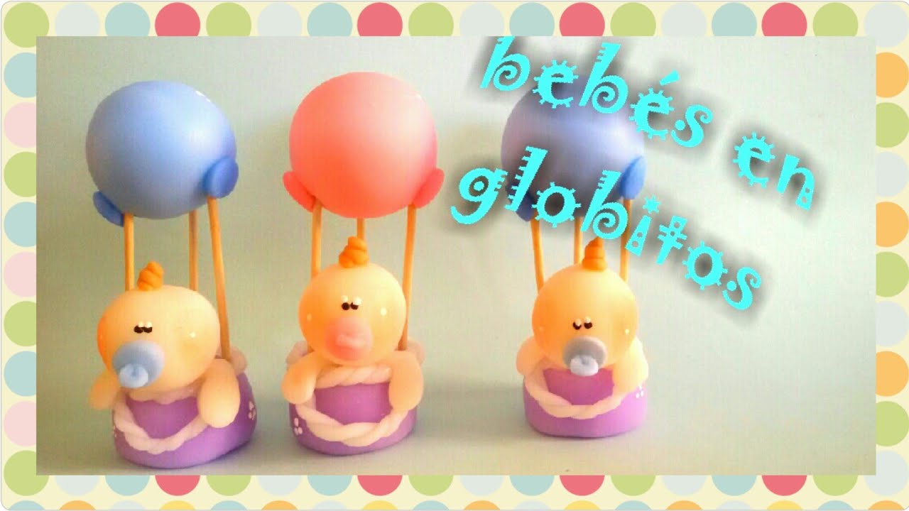 Souvenir Para Baby Shower Bebes En Porcelana Fria Youtube