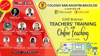 O365 WEBINAR: Teachers' Training on Online Teaching