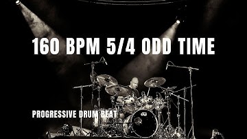 160 BPM - 5/4 Progressive Rock Drum Beat