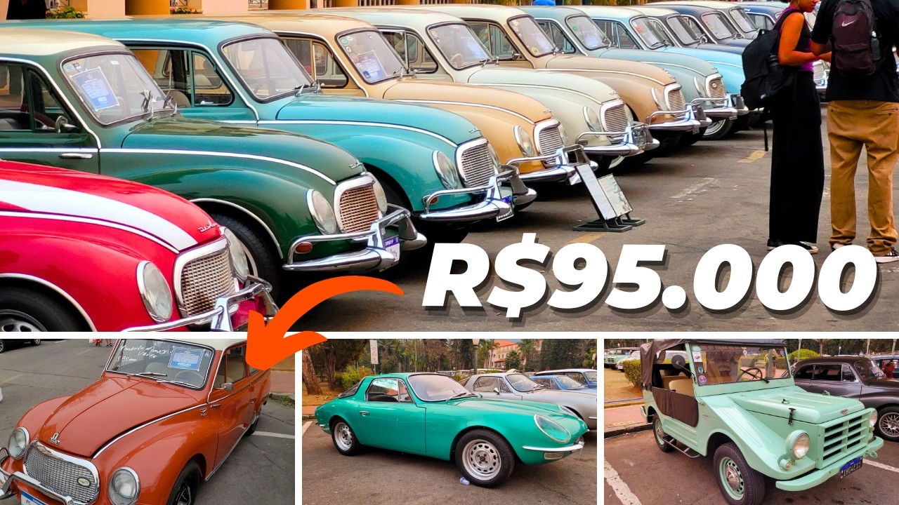 Raridades DKW Vemag de Até R$95.000 | Encontro de DKV Vemag em Poços de Caldas MG