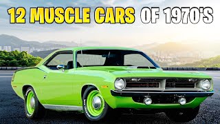 12 Rarest 1970s Muscle Cars That SURVIVED Oil Crisis & EPA Laws (Now Worth Millions!)