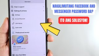 PAANO MAKITA ANG FACEBOOK AND MESSENGER PASSWORD SA ANDROID AND IOS DEVICES?