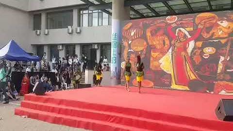 NEW Island dance perform by Papua New Guinea students in Beijing,China.
