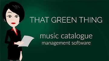 That Green Thing - TGT - Music Catalogue Management Software