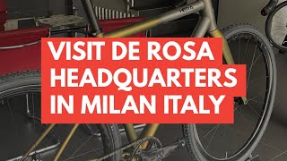PERBIKEAN Visit De Rosa Headquarters in Milan Italy