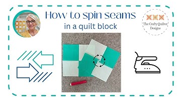 How to spin seams in a quilt block