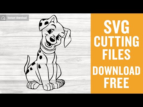 101 Dalmatians Disney Svg Free Cut Files for Scan n Cut Instant Download