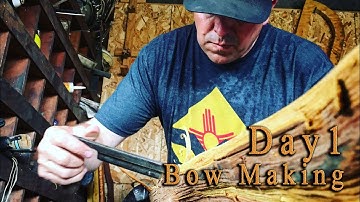 Bow Making Lessons - Day 1 - Chasing a Ring
